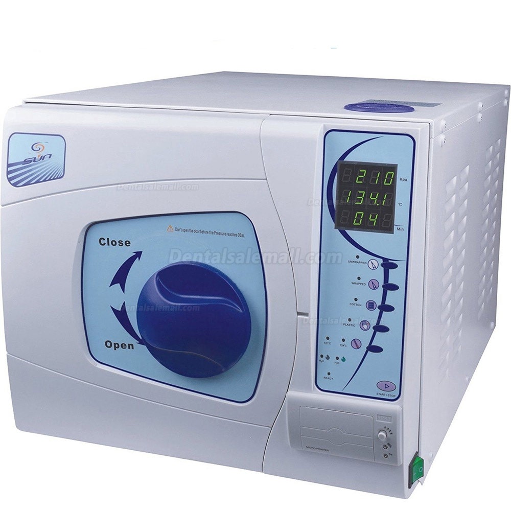 Sun® SUN-II-D 18L Dental Medical Autoclave Sterilizer Vacuum Steam with Printer